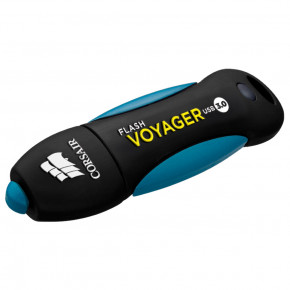  USB 3.0 128GB Corsair Flash Voyager water-resistant R190/W60MB/s Black/Blue (CMFVY3A-128GB)