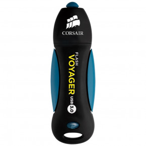  USB 3.0 128GB Corsair Flash Voyager water-resistant R190/W60MB/s Black/Blue (CMFVY3A-128GB) 3