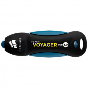  USB 3.0 128GB Corsair Flash Voyager water-resistant R190/W60MB/s Black/Blue (CMFVY3A-128GB) 6