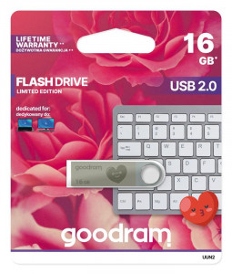 - Goodram 16GB UUN2 Valentine Silver (UUN2-0160S0R11-V) 3