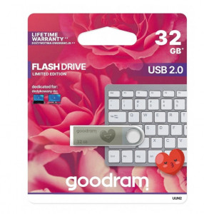 - Goodram 32GB UUN2 Valentine Silver (UUN2-0320S0R11-V) 3