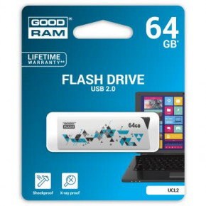  Goodram USB 2.0 64GB UCL2 Cl!ck White 6