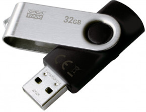 USB Flash Goodram UTS-2 Twister USB 2.0 32Gb Black #I/S