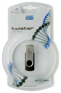 USB Flash Goodram UTS-2 Twister USB 2.0 32Gb Black #I/S 4