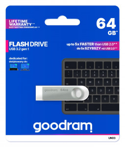 - USB3.2 64GB Goodram UNO3 (UNO3-0640S0R11) 4