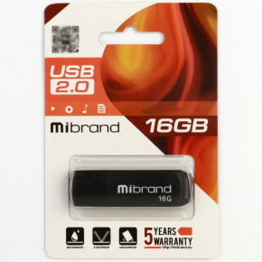 - Mibrand USB2.0 16GB Black (MI2.0/MI16P4B) 3