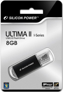 USB Flash Silicon Power Ultima II I-series 8Gb Black #I/S 3