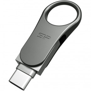 USB-flash  SILICON POWER 64 GB Mobile C80 Silver (SP064GBUC3C80V1S) (dnd-97527) 3