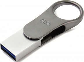 USB-flash  SILICON POWER 64 GB Mobile C80 Silver (SP064GBUC3C80V1S) (dnd-97527) 5