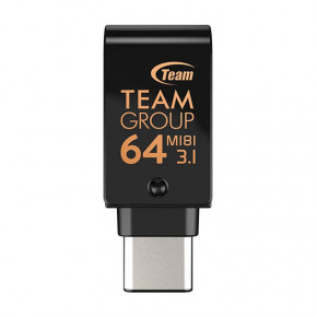  USB 3.1 64GB OTG Type-C Team M181 Black (TM181364GB01)