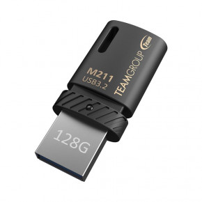 - USB3.2 128GB OTG Type-C Team M211 Black (TM2113128GB01) 5