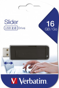  USB 2.0 16GB Verbatim Slider Black (98696) 5