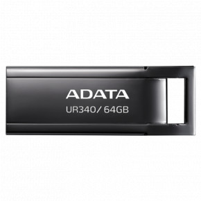 - A-DATA UR340 USB 3.2 Gen 1 (USB 3.0) 64GB Black (AROY-UR340-64GBK)