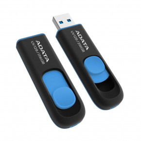 - A-DATA UV128 USB 3.2 Gen 1 (USB 3.0) 256GB Black/Blue (AUV128-256G-RBE) 3