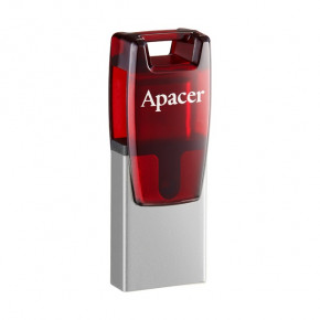 - USB3.1 Type-C 32GB Apacer AH180 Red (AP32GAH180R-1) 3