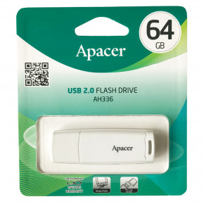  USB Apacer AH336 64Gb White 3