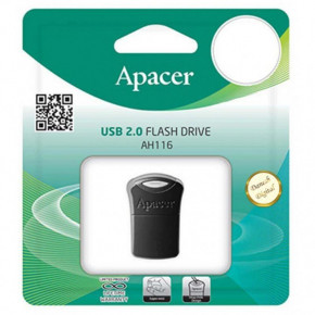  USB 2.0 16GB Apacer AH116 Black (AP16GAH116B-1) 3