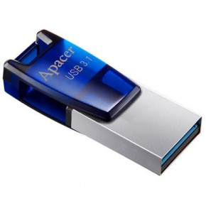 USB   Apacer 64GB AH179 Blue USB 3.1 OTG (AP64GAH179U-1) (WY36dnd-210309) 4