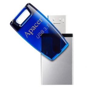 USB   Apacer 64GB AH179 Blue USB 3.1 OTG (AP64GAH179U-1) (WY36dnd-210309) 6