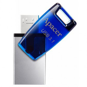 USB   Apacer 64GB AH179 Blue USB 3.1 OTG (AP64GAH179U-1) (WY36dnd-210309) 7