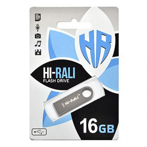  USB 16GB Hi-Rali Shuttle Series Silver (HI-16GBSHSL)