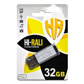   USB 32GB Hi-Rali Stark Series Silver (HI-32GBSTSL) (0)