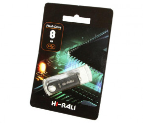 - 8GB Hi-Rali Shuttle Series Silver (HI-8GBSHSL)