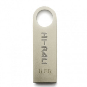  USB Hi-Rali 8GB Shuttle  Silver HI-8GBSHSL