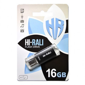  USB 2.0 16GB Hi-Rali Rocket Series Black (HI-16GBVCBK)