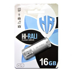  USB 2.0 16GB Hi-Rali Rocket Series Silver (HI-16GBVCSL)