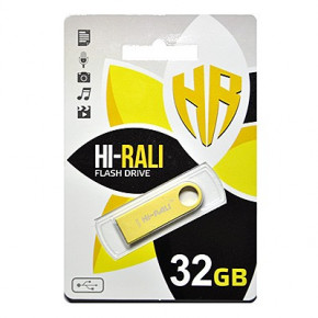  USB 2.0 32GB Hi-Rali Shuttle Series Gold (HI-32GBSHGD)