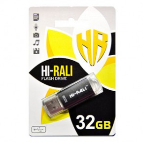  USB 2.0 32GB Hi-Rali Rocket Series Black (HI-32GBVCBK)