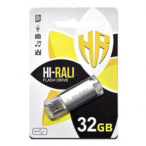  USB 2.0 32GB Hi-Rali Rocket Series Silver (HI-32GBVCSL)