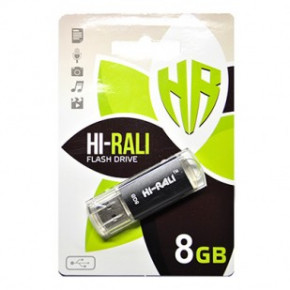  USB 2.0 8GB Hi-Rali Rocket Series Black (HI-8GBVCBK)