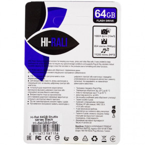   Hi-Rali USB Shuttle 64 GB Black 3