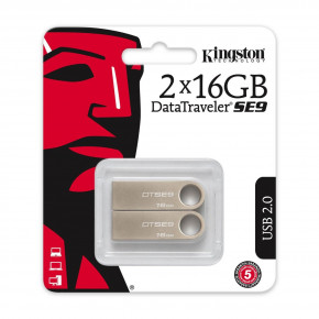  USB 2x16GB Kingston DataTraveler SE9 (DTSE9H/16GB-2P)