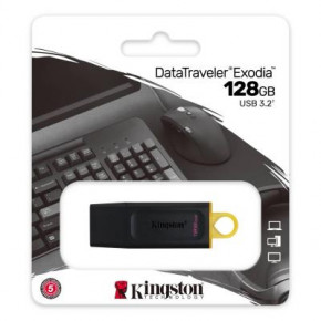  KINGSTON DT Exodia 128GB USB 3.2 Black/Yellow 5