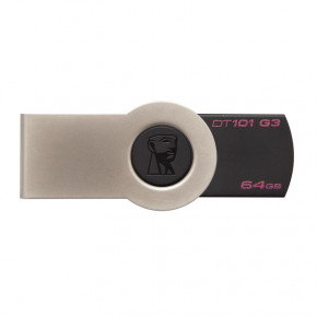  USB 64Gb Kingston DT101 G3 Black 