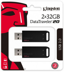  USB 2.0 2x32GB Kingston DataTraveler 20 (DT20/32GB-2P) 4