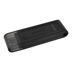  USB 3.2 64GB Type-C Kingston DataTraveler 70 Black (DT70/64GB)