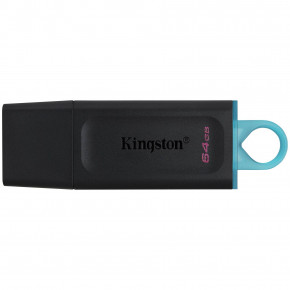  Kingston 64GB USB 3.2 Gen1 DataTraveler Exodia 2 Pack, Black/Teal,  Retail (DTX/64GB-2P#)