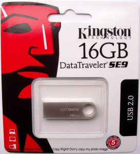 USB Flash Kingston DataTraveler SE9 16Gb Silver #I/S 3