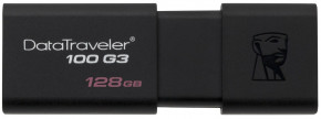 USB Flash Kingston DataTraveler 100 G3 USB 3.0 128Gb Black #I/S