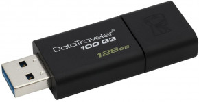 USB Flash Kingston DataTraveler 100 G3 USB 3.0 128Gb Black #I/S 3