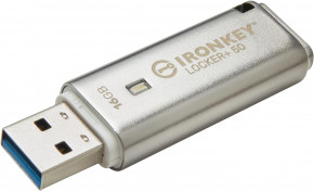     Kingston 16GB IronKey Locker+ 50 ‎Silver (IKLP50/16GB) 4