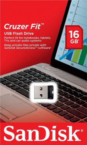 - 16GB SanDisk Cruzer Fit (SDCZ33-016G-G35) 5