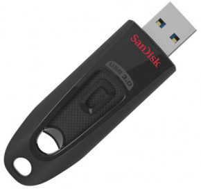 Flash Drives Sandisk USB 3.0 Ultra 64 GB Black