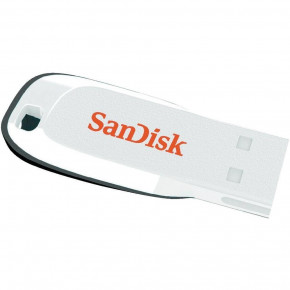 - USB Sandisk Cruzer Blade 16 GB White (SDCZ50C-016G-B35W)