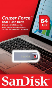 USB Flash SanDisk USB Cruzer Force 64Gb Silver #I/S 4