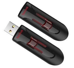 - SanDisk USB3.1 Gen.1 Cruzer Glide 32GB Black-Red (SDCZ600-032G-G35)